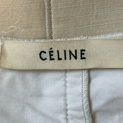 Celine Phoebe Philo Era Double Face Silk Zip Dress 36 Ivory — view 8