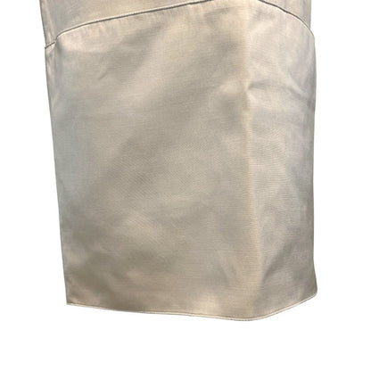 Celine Phoebe Philo Era Double Face Silk Zip Dress 36 Ivory — view 7