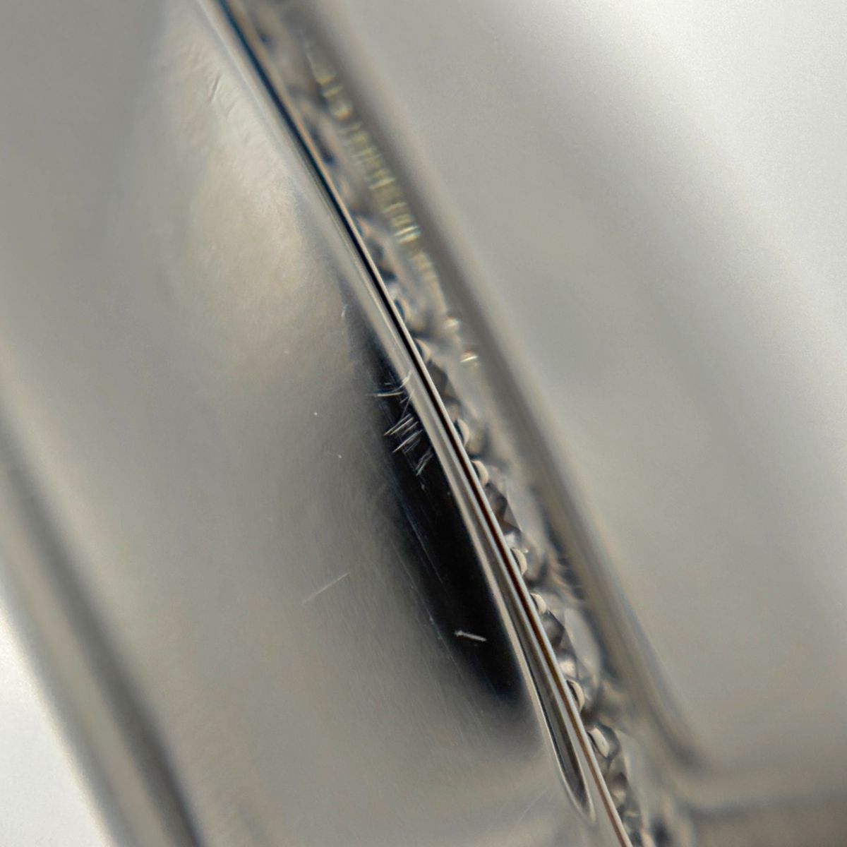 Cartier Santos Mini Watch WG Diamond Leather Quartz Silver — view 7