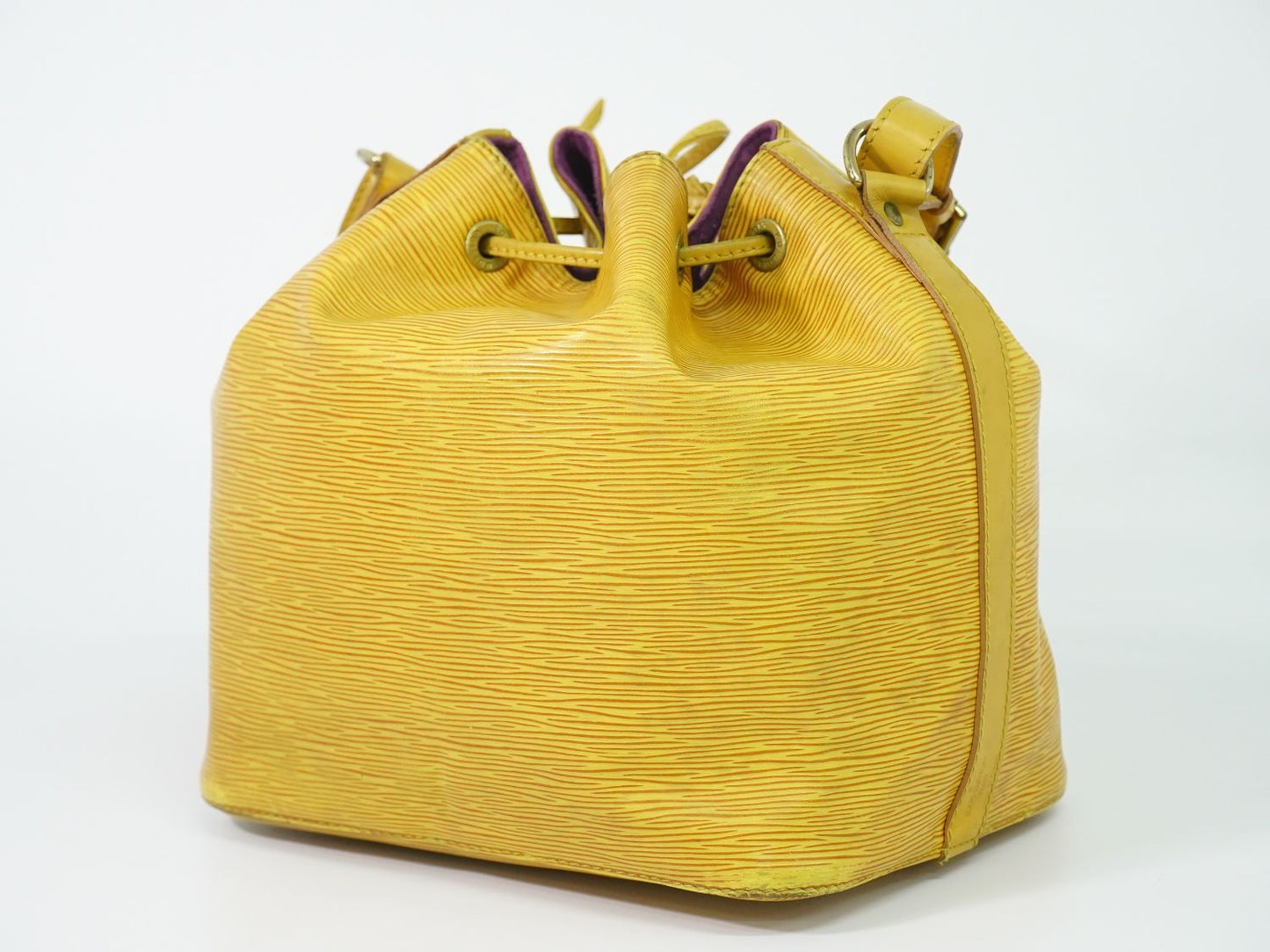 Louis Vuitton LV Petit Noe Epi Leather Shoulder Bag Yellow Noe Second — view 2