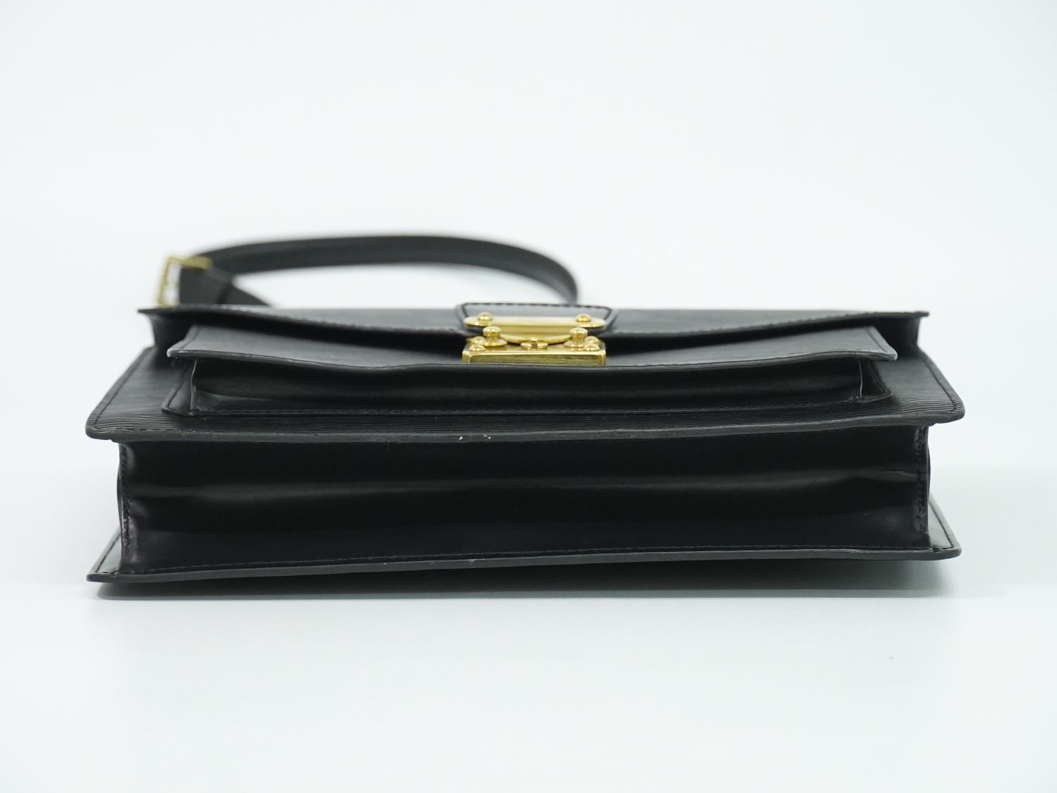 Louis Vuitton LV Monceau 28 Epi Leather 2-Way Shoulder Bag Black Second — view 3