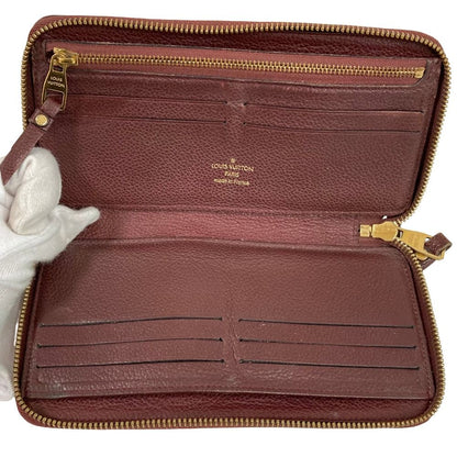 Louis Vuitton Monogram Empreinte Portefeuille Cles Wallet Bordeaux — view 6
