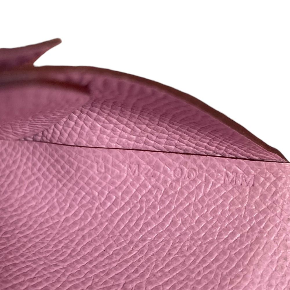 Hermes Calvi Duo Veau Epsom Card Case Coin Mauve Sylvestre — view 9