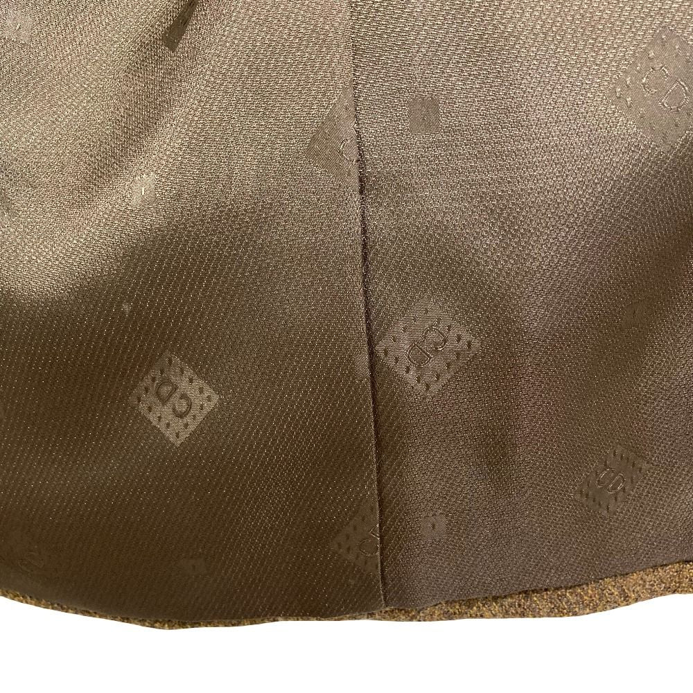 Dior Herringbone Tailored Jacket Pants Suit Set M 85 Brown Second — view 4