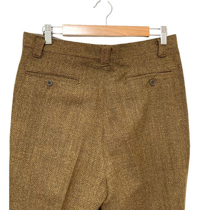 Dior Herringbone Tailored Jacket Pants Suit Set M 85 Brown Second — view 8