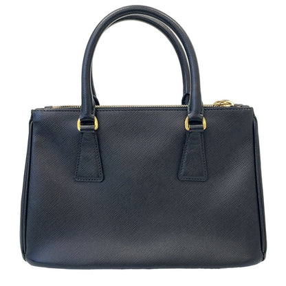 Prada Galleria Saffiano Leather 2-Way Shoulder Bag Black Second — view 2