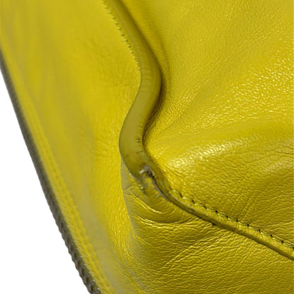 Balenciaga Tote Paper Yellow Leather — view 6