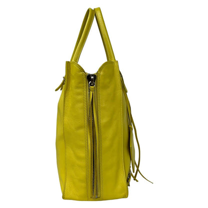 Balenciaga Tote Paper Yellow Leather — view 2
