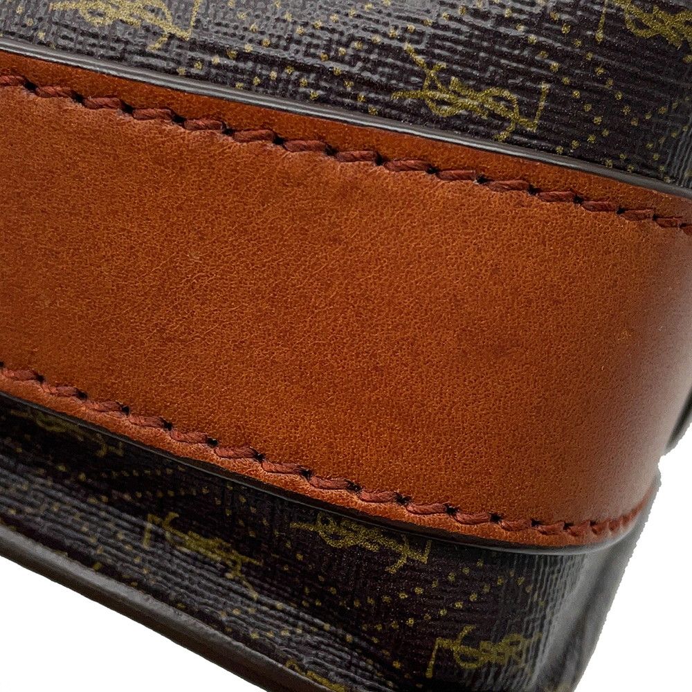 Saint Laurent Paris Shoulder Bag le Monogram Satchel Leather — view 8