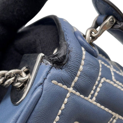 Fendi Chain Shoulder Bag Zukka Nano Bucket Leather 7 — view 8