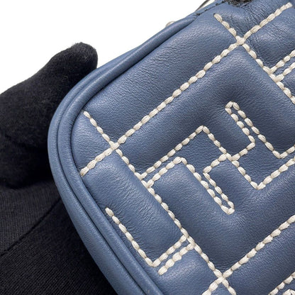 Fendi Chain Shoulder Bag Zukka Nano Bucket Leather 7 — view 7