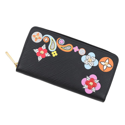 Louis Vuitton Epi Flower Zippy Wallet Black