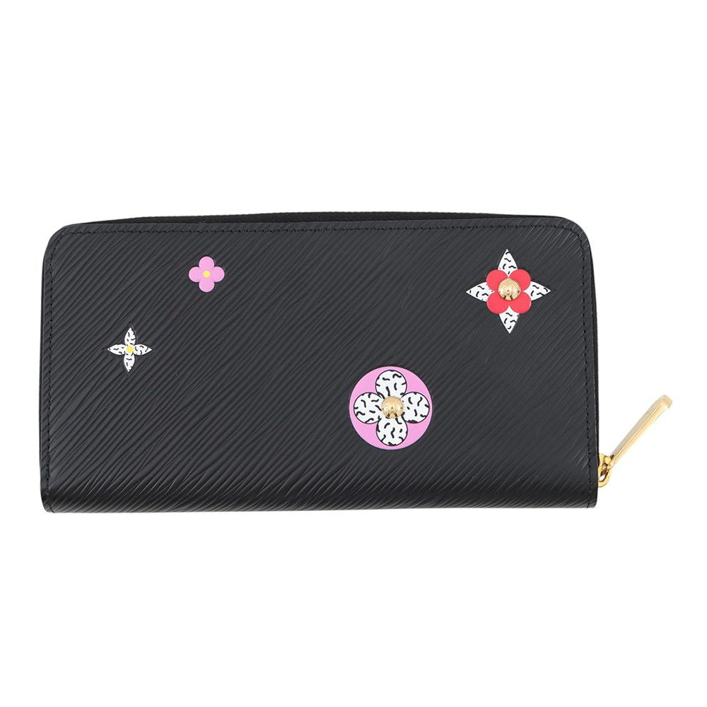 Louis Vuitton Epi Flower Zippy Wallet Black — view 3
