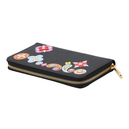 Louis Vuitton Epi Flower Zippy Wallet Black — view 2