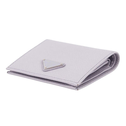 Prada Bifold Wallet Triangle Logo Compact Saffiano Leather — view 2
