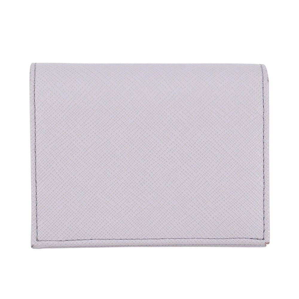 Prada Bifold Wallet Triangle Logo Compact Saffiano Leather — view 3