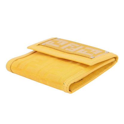 Fendi Trifold Wallet Zukka FF Logo Nylon — view 2