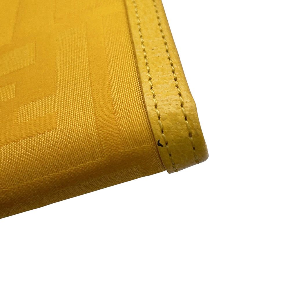 Fendi Trifold Wallet Zukka FF Logo Nylon — view 9
