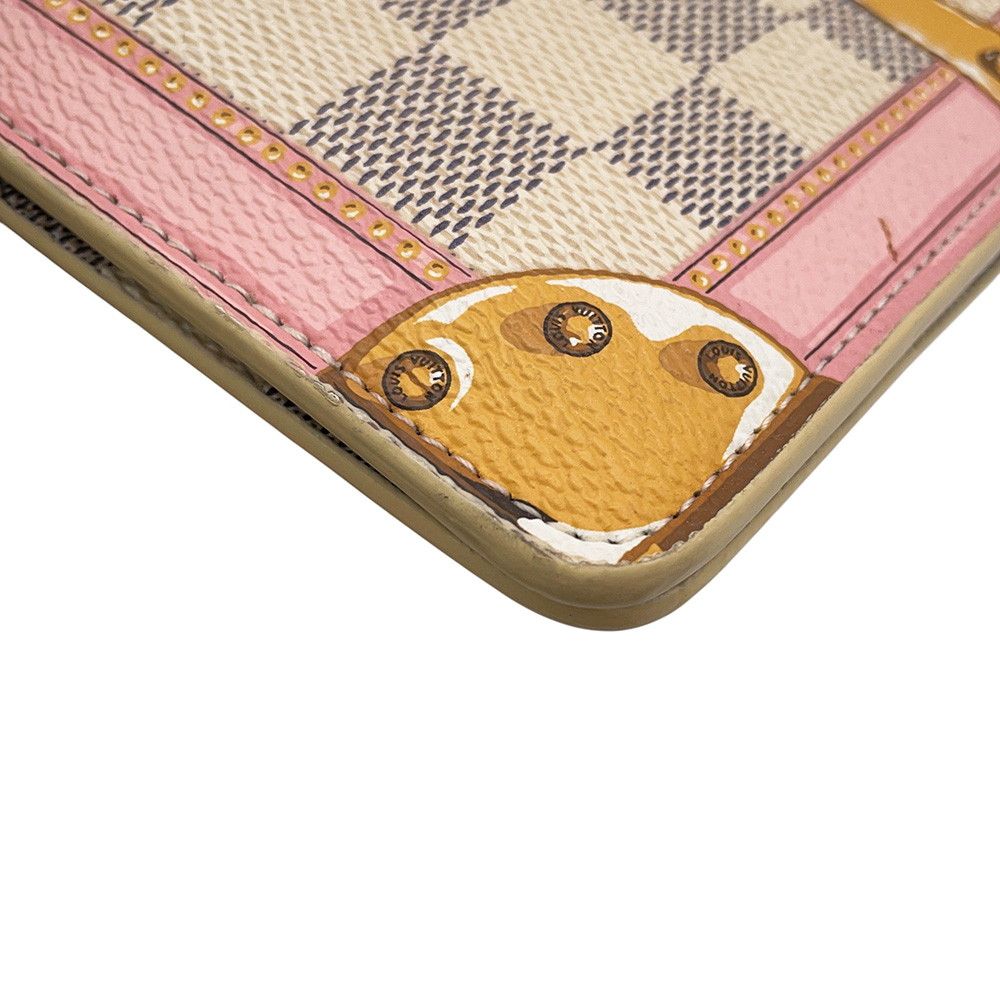 Louis Vuitton Chain Wallet Damier Azur Pochette Weekend Summer Trunk Shoulder — view 8