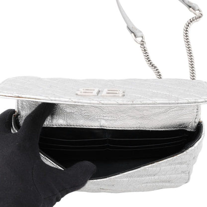 Balenciaga Chain Shoulder Bag BB Logo Leather — view 5