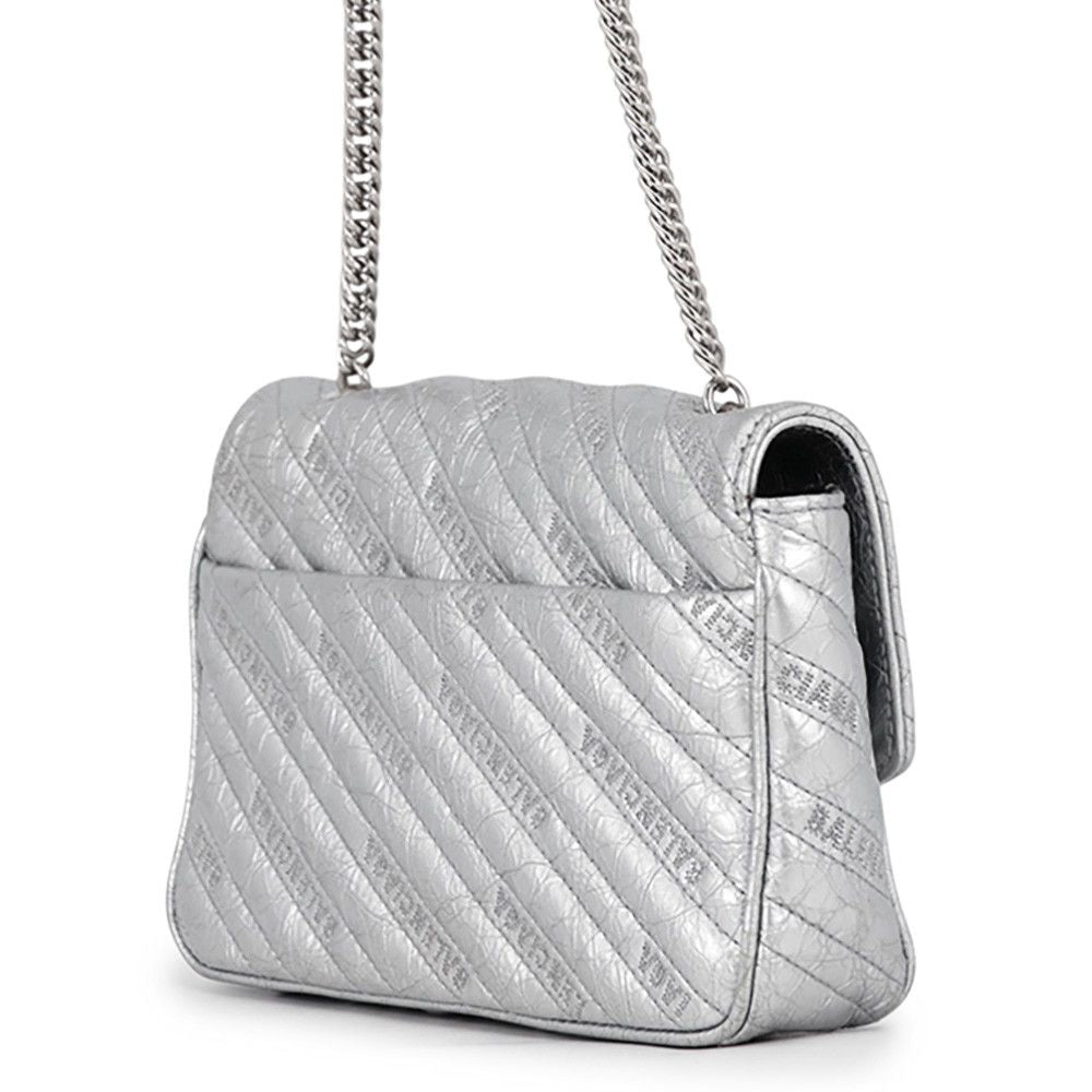 Balenciaga Chain Shoulder Bag BB Logo Leather — view 2