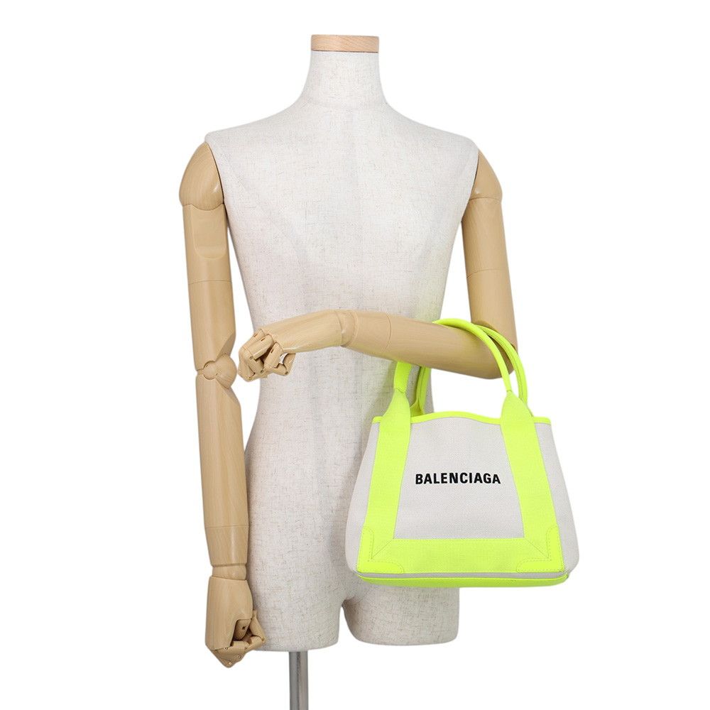 Balenciaga Handbag Navy Cabas XS with Canvas Pouch 2-Way — view 4