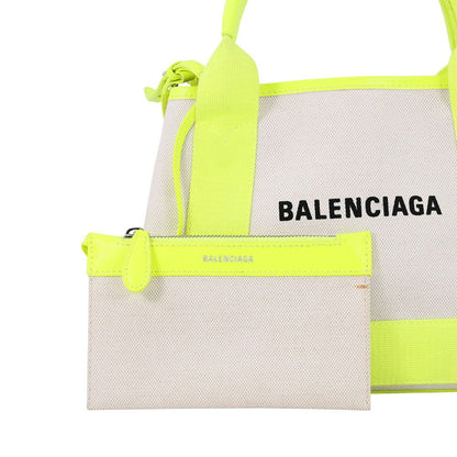 Balenciaga Handbag Navy Cabas XS with Canvas Pouch 2-Way — view 7