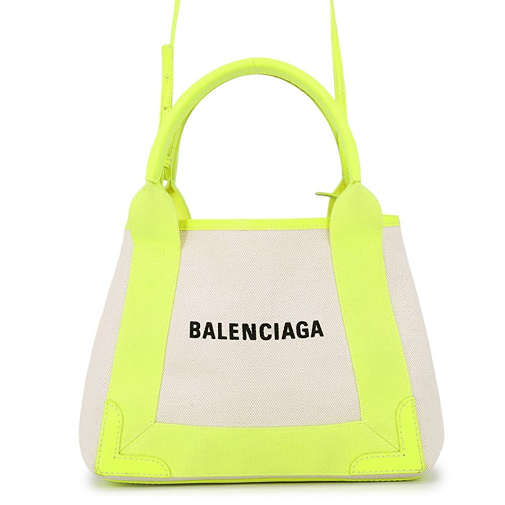 Balenciaga Handbag Navy Cabas XS with Canvas Pouch 2-Way