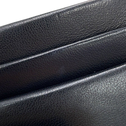 Saint Laurent Paris Coin Case Calypso Lambskin Wallet Black — view 5