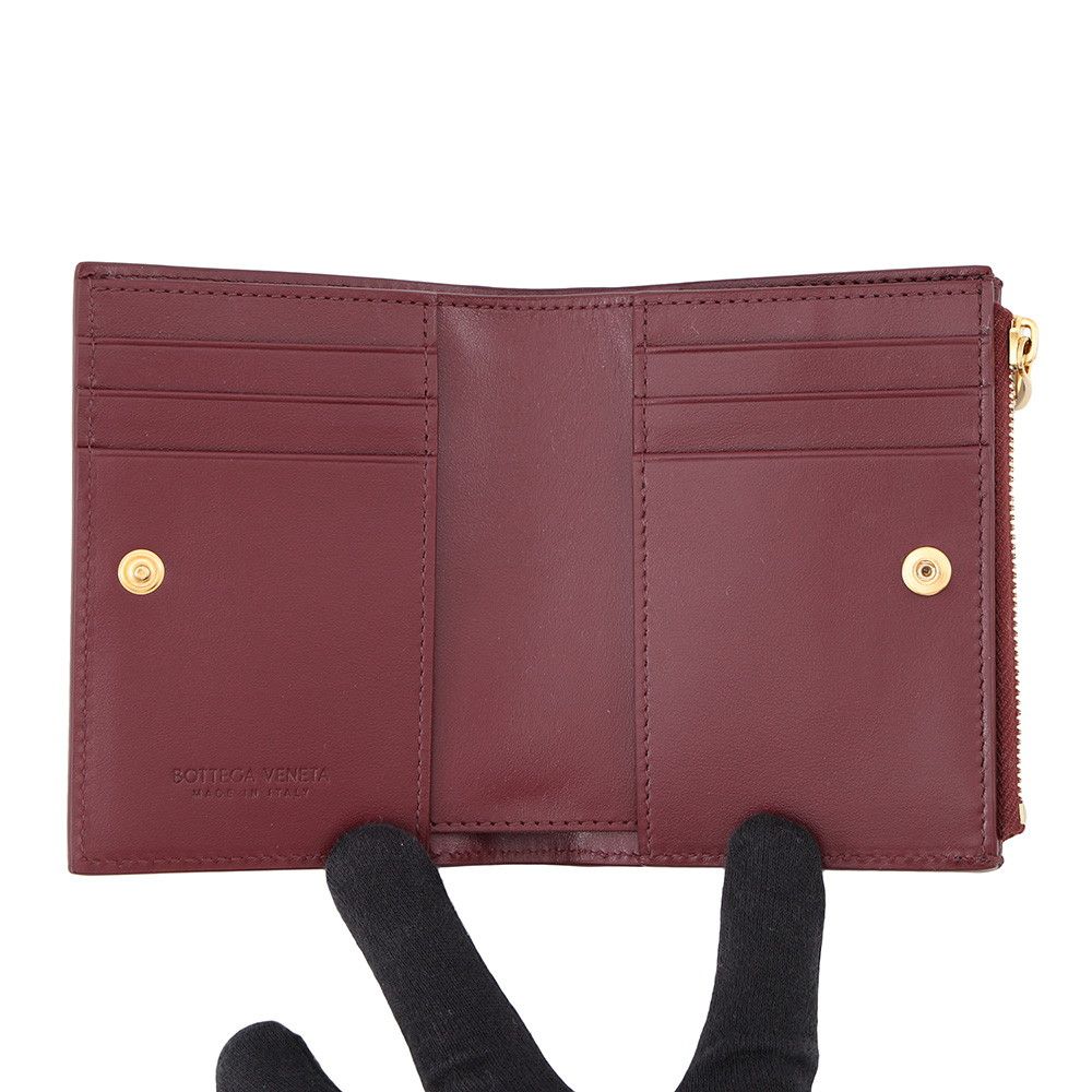 Bottega Veneta Bi Foldwallet Intrecciato Small Wallet Lambskin — view 4