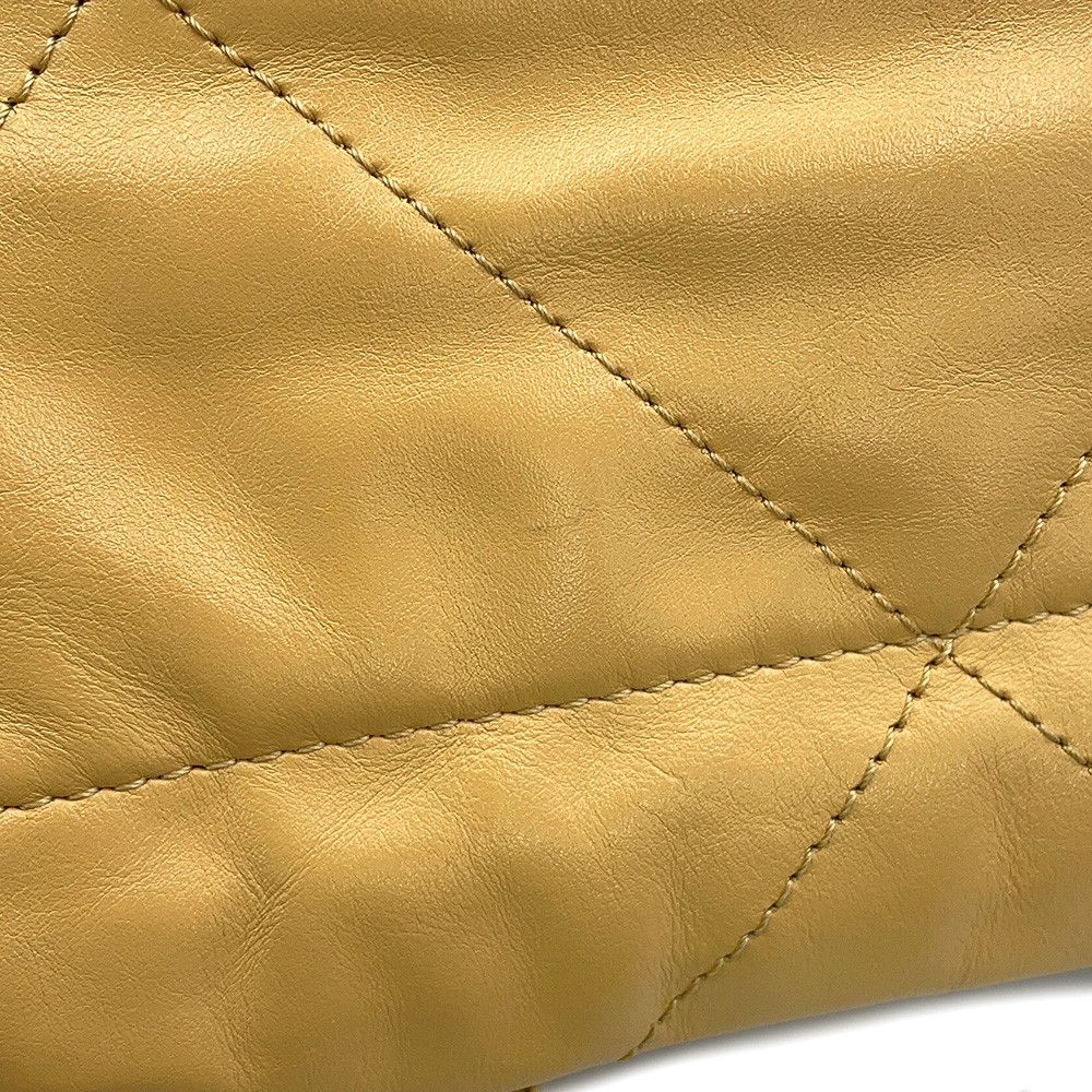 Chanel 22 Mini CC Logo Shiny Calf Leather 2-Way Shoulder — view 8