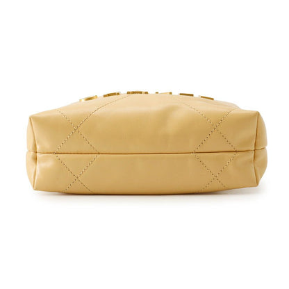 Chanel 22 Mini CC Logo Shiny Calf Leather 2-Way Shoulder — view 3