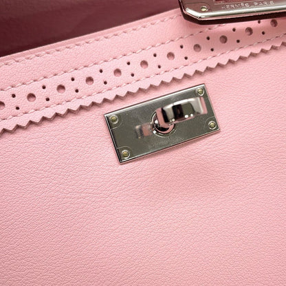 Hermes Wallet Kelly Gillies Rose Sakura Silver Swift — view 7