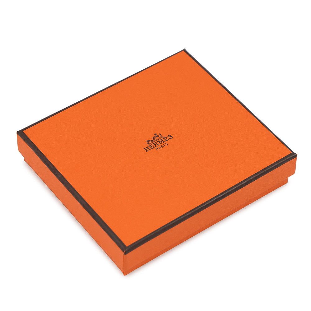 Hermes Key Holder Carmen Anemone Silver Lambskin Charm — view 8
