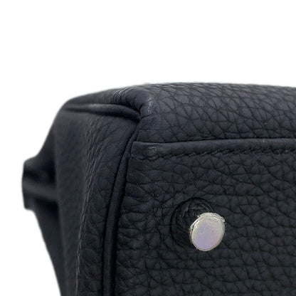 Hermes Handbag Kelly 32 Retourne Black Silver Togo 2-Way — view 7