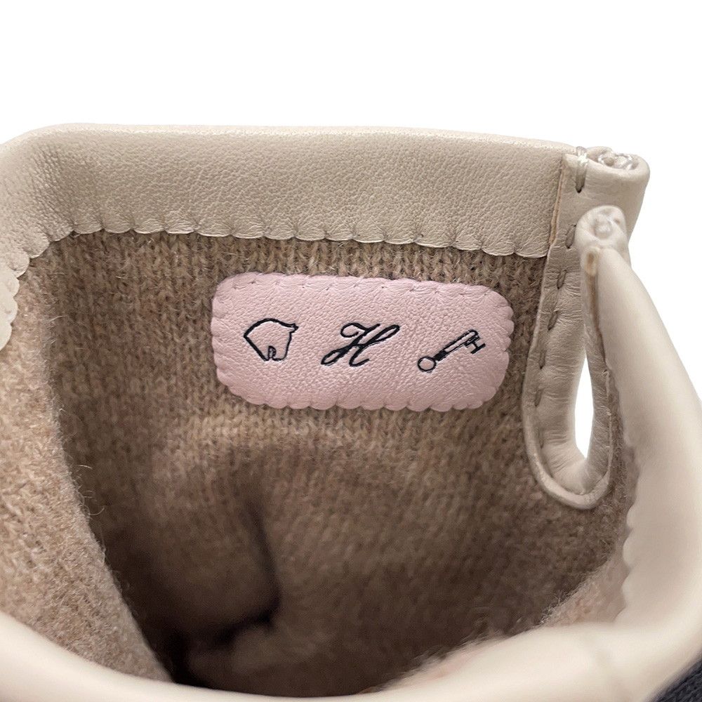 Hermes Glove Stitch Lambskin 7.5 Gloves Initials Included — view 6