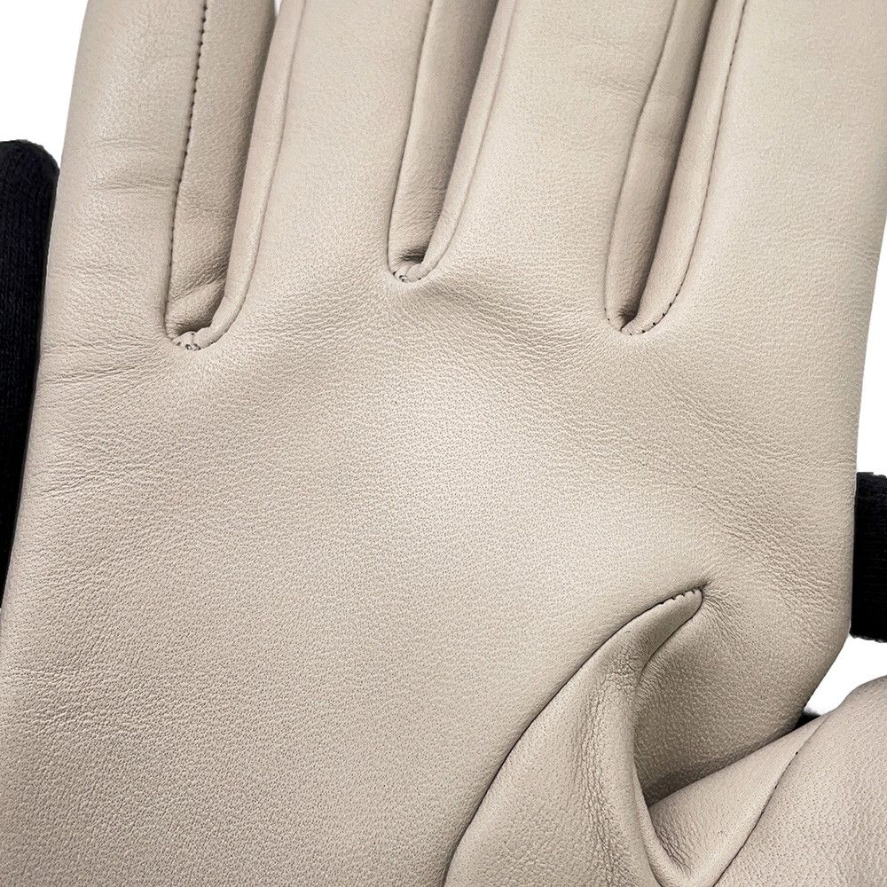 Hermes Glove Stitch Lambskin 7.5 Gloves Initials Included — view 4