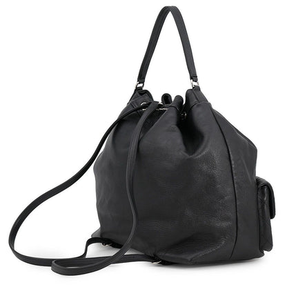 Chanel Backpack Quilted CC Logo Lambskin Black — view 2