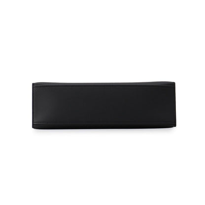 Hermes Handbag Pochette Kelly Black Gold Swift — view 3