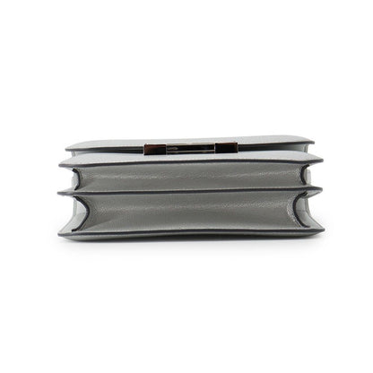 Hermes Shoulder Bag Mini Constance 3 Milloir Arjan Silver Shevrushamkira — view 3