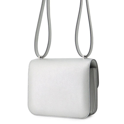 Hermes Shoulder Bag Mini Constance 3 Milloir Arjan Silver Shevrushamkira — view 2