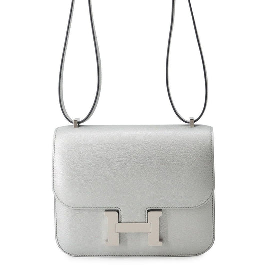 Hermes Shoulder Bag Mini Constance 3 Milloir Arjan Silver Shevrushamkira