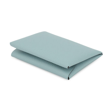 Hermes Coin Case Calvi Duo Ciel Silver Epsom — view 2