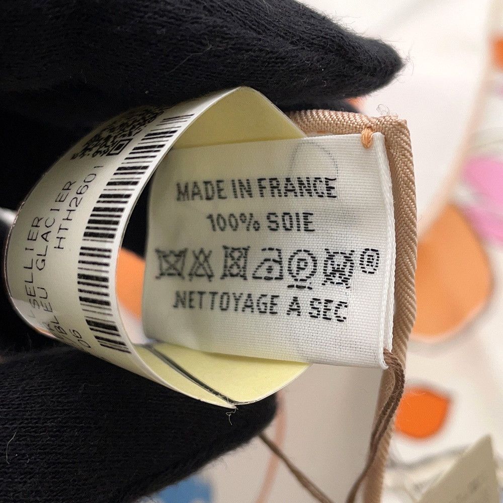 Hermes Scarf Carre 90 Pomier Serier le Pommier Sellier Silk SS — view 5