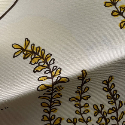 Hermes Scarf Carre 90 Pomier Serier le Pommier Sellier Silk SS — view 2