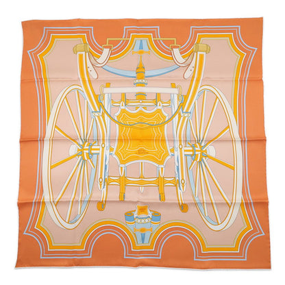 Hermes Scarf Carre 70 Quad Chariot Wheel les Roues de Phaeton Silk Spring Summer