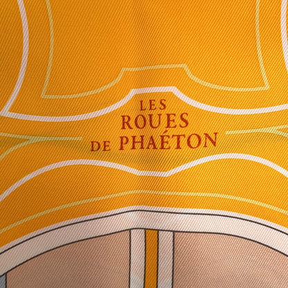 Hermes Scarf Carre 70 Quad Chariot Wheel les Roues de Phaeton Silk Spring Summer — view 4