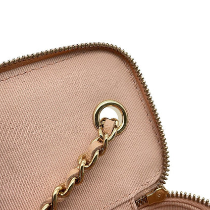 Chanel Chain Shoulder Bag Quilted CC Logo Classic Mini Vanity Case Caviar — view 8