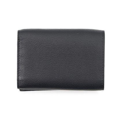 Chanel Trifold Wallet CC Logo Lambskin Compact Black — view 3