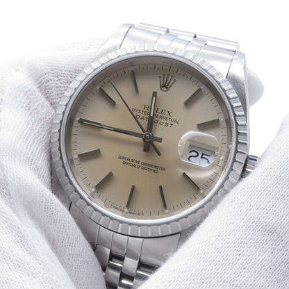Rolex Datejust Watch Silver Dial — view 4